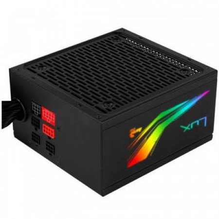 FONTE DE ALIEMTAÇÃO ATX AEROCOOL LUX ARGB 550W 42A 12V 88+ MODULAR 